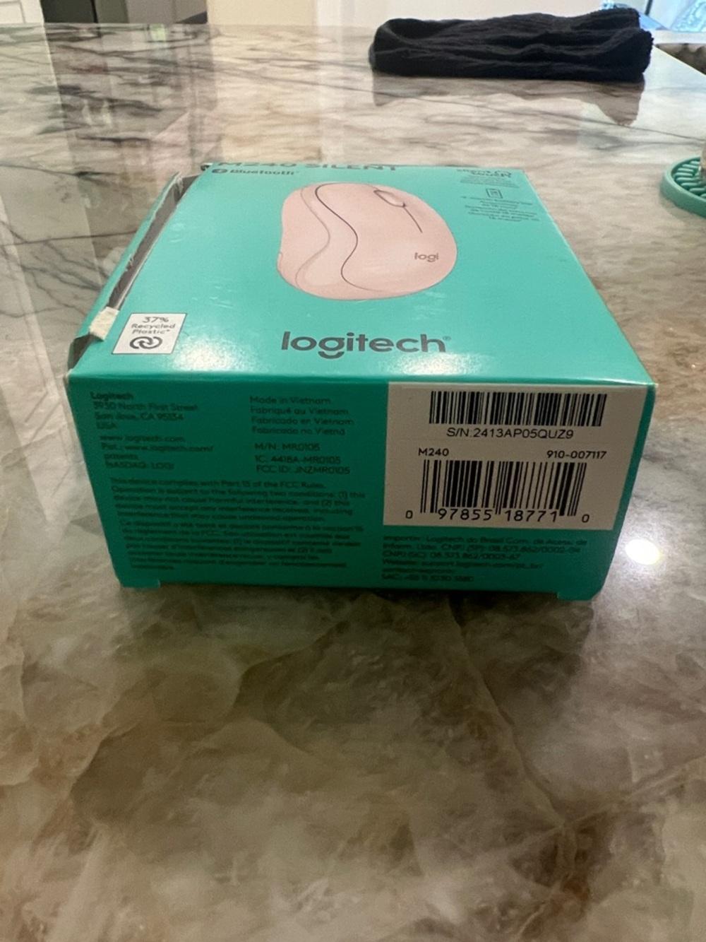 Logitech M240 Silent Bluetooth Wireless Mouse - Light Pink - Picture 6 of 7